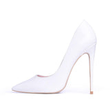 Classic White High Heels Pumps - Easy Pickins Store