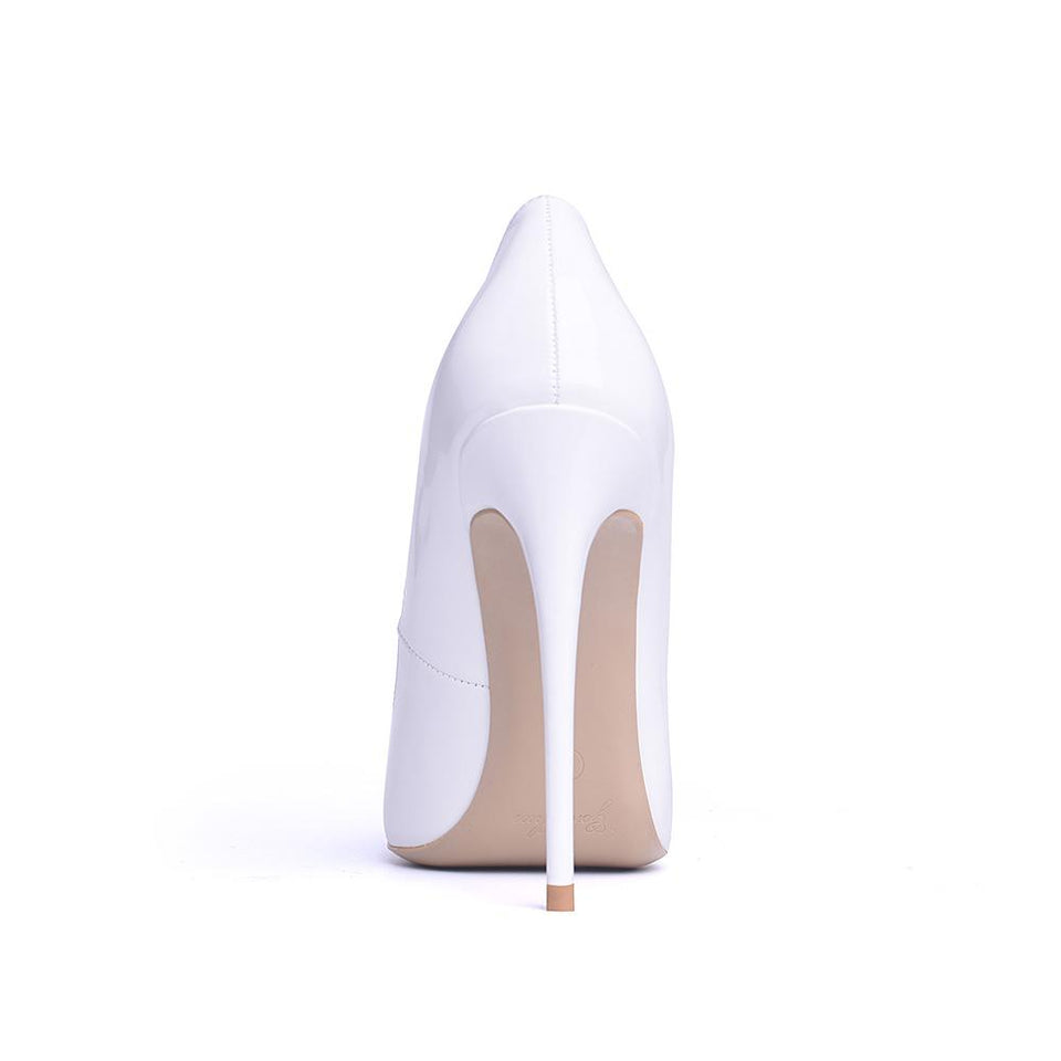 Classic White High Heels Pumps - Easy Pickins Store