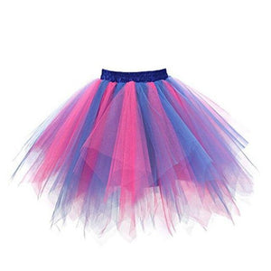 Colorful Skirt Pleated Gauze Colors Short Skirt - Easy Pickins Store