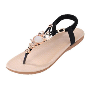 Comfort Rhinestone Sandals - Easy Pickins Store