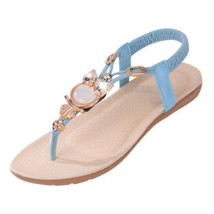 Comfort Rhinestone Sandals - Easy Pickins Store