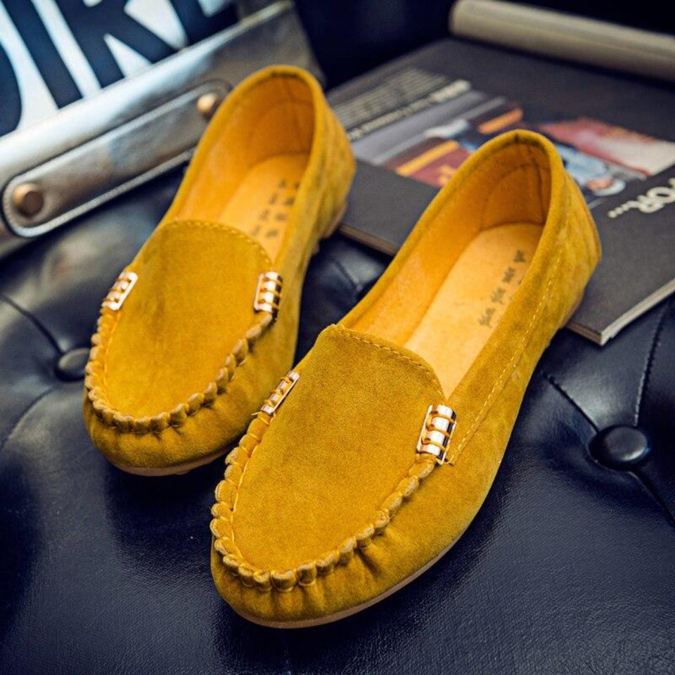 Comfortable Loafers Candy Color Slip on - Easy Pickins Store