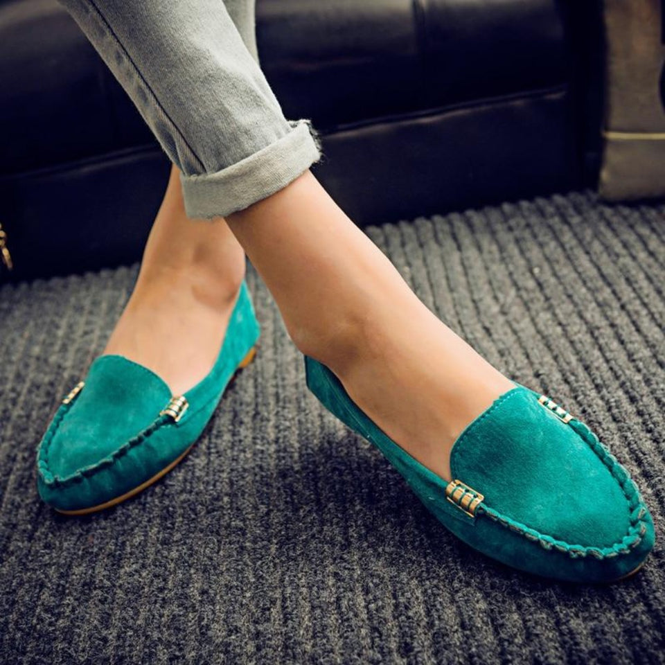 Comfortable Loafers Candy Color Slip on - Easy Pickins Store