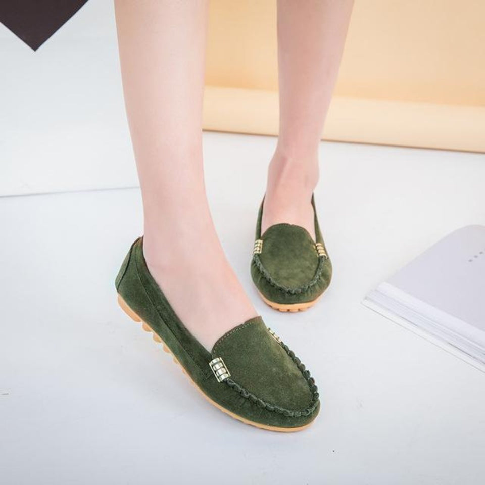 Comfortable Loafers Candy Color Slip on - Easy Pickins Store