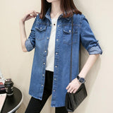 Cotton Jeans Denim Blouse - Easy Pickins Store