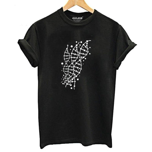 Cotton O-neck Breathable Fabric T-shirt - Easy Pickins Store