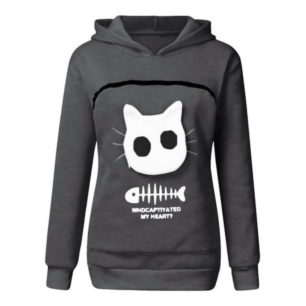 Cuddle Pouch Sweatshirt Pocket Hoodie - Easy Pickins Store