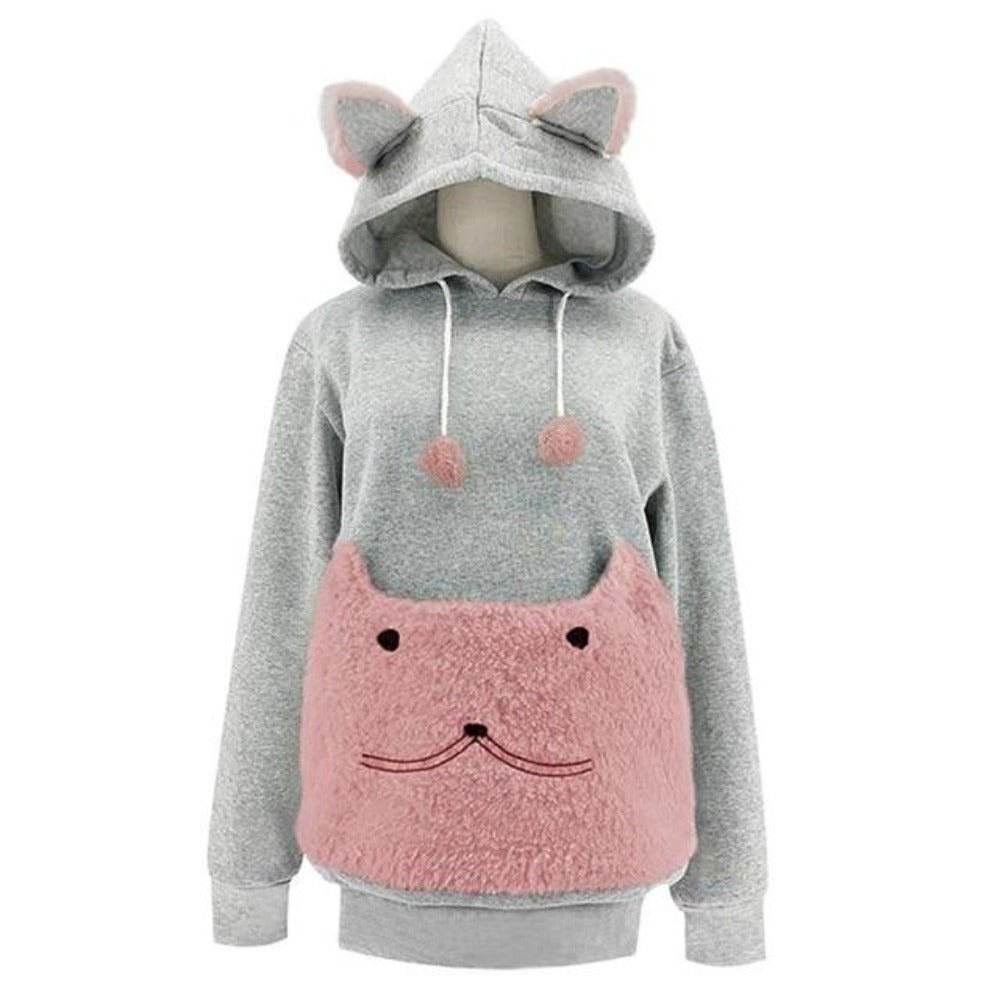 Cuddle Pouch Sweatshirt Pocket Hoodie - Easy Pickins Store