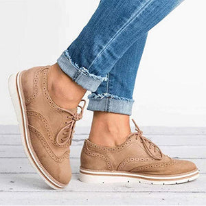 Cut Outs Lace Up Platform Non slip Breathable Low Flats - Easy Pickins Store