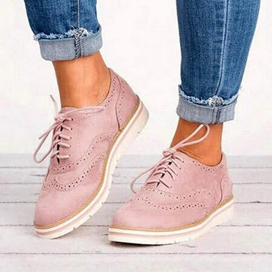 Cut Outs Lace Up Platform Non slip Breathable Low Flats - Easy Pickins Store