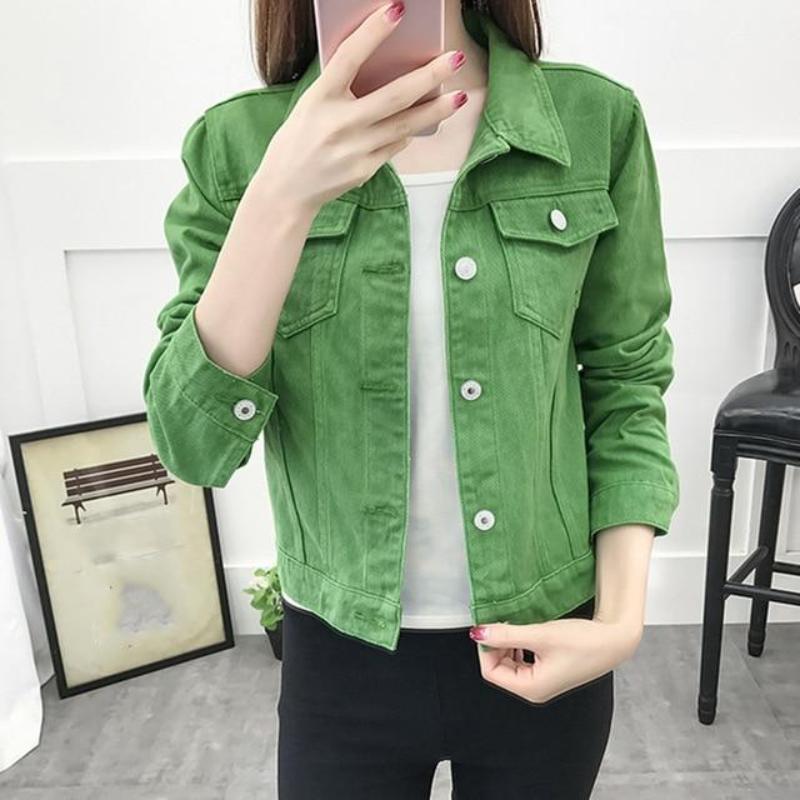 Daily Lapel Denim ButtonsShort Jeans Jacket - Easy Pickins Store