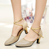 Dancing Sequins High Heels Soft Sole - Easy Pickins Store