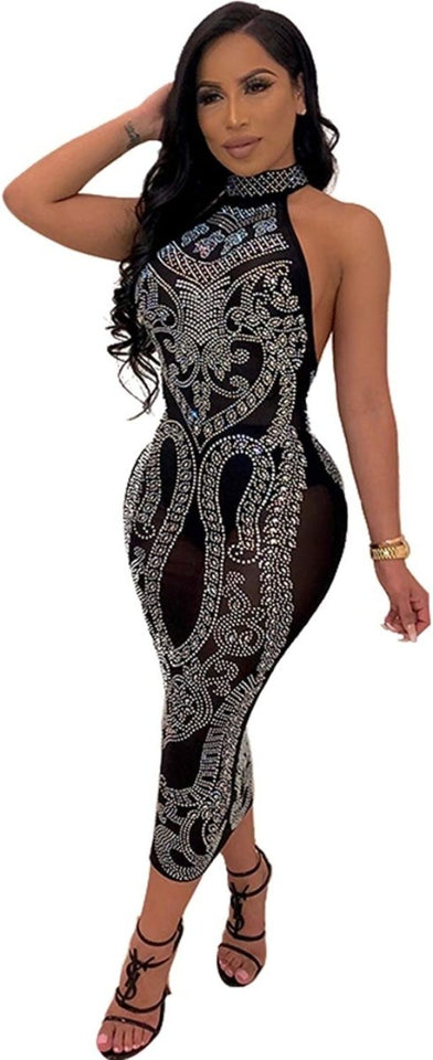 Diamond Process Sexy Dress Party Club Night Dress - Easy Pickins Store