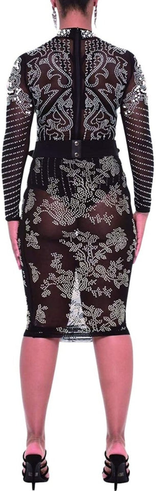 Diamond Process Sexy Dress Party Club Night Dress - Easy Pickins Store