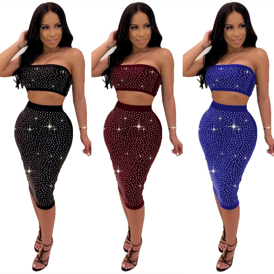 Diamond Process Sexy Dress Party Club Night Dress - Easy Pickins Store