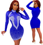 Diamond Process Sexy Dress Party Club Night Dress - Easy Pickins Store