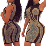 Diamond Process Sexy Dress Party Club Night Dress - Easy Pickins Store