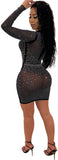 Diamond Process Sexy Dress Party Club Night Dress - Easy Pickins Store