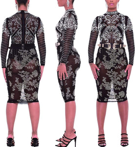 Diamond Process Sexy Dress Party Club Night Dress - Easy Pickins Store