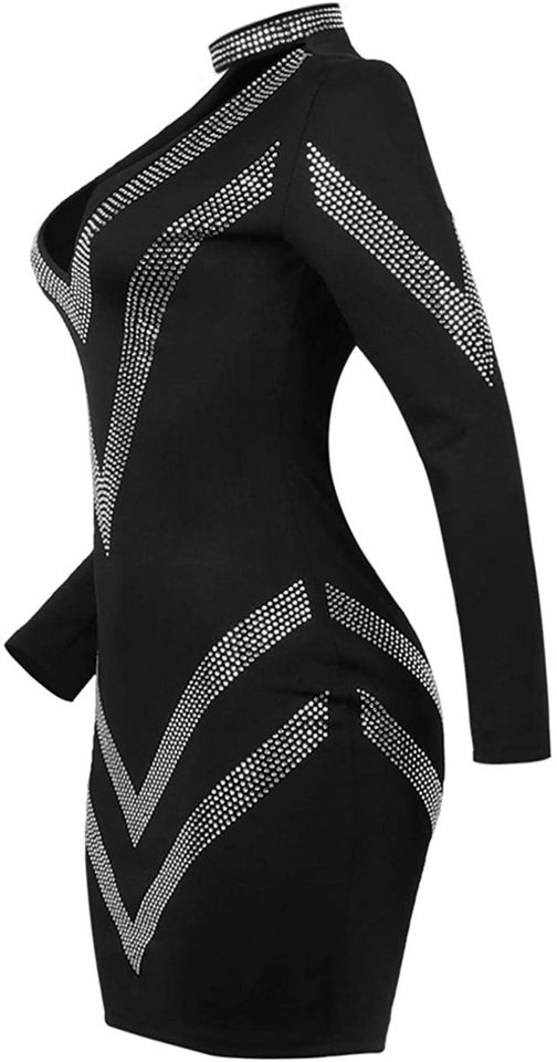 Diamond Process Sexy Dress Party Club Night Dress - Easy Pickins Store