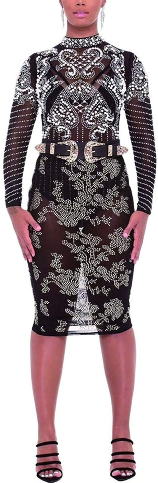 Diamond Process Sexy Dress Party Club Night Dress - Easy Pickins Store