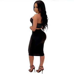 Diamond Process Sexy Dress Party Club Night Dress - Easy Pickins Store