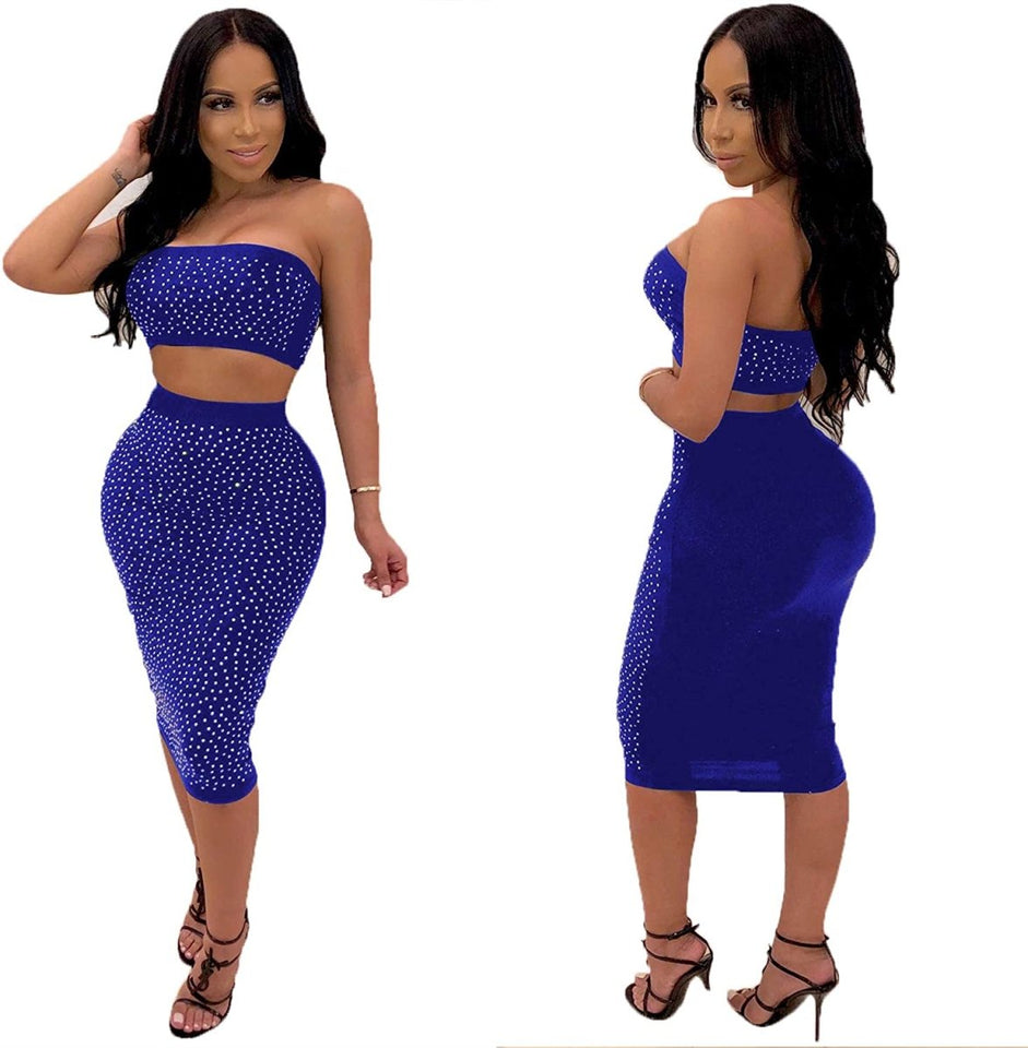 Diamond Process Sexy Dress Party Club Night Dress - Easy Pickins Store