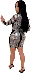 Diamond Process Sexy Dress Party Club Night Dress - Easy Pickins Store