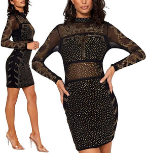 Diamond Process Sexy Dress Party Club Night Dress - Easy Pickins Store