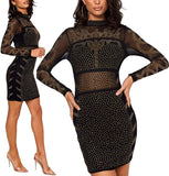 Diamond Process Sexy Dress Party Club Night Dress - Easy Pickins Store