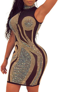 Diamond Process Sexy Dress Party Club Night Dress - Easy Pickins Store