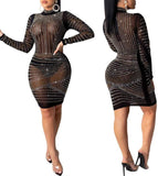 Diamond Process Sexy Dress Party Club Night Dress - Easy Pickins Store