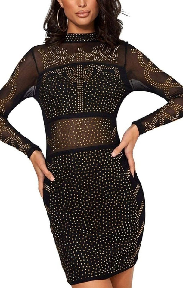 Diamond Process Sexy Dress Party Club Night Dress - Easy Pickins Store
