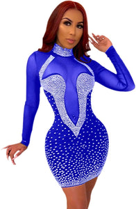 Diamond Process Sexy Dress Party Club Night Dress - Easy Pickins Store