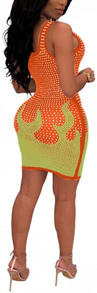 Diamond Process Sexy Dress Party Club Night Dress - Easy Pickins Store