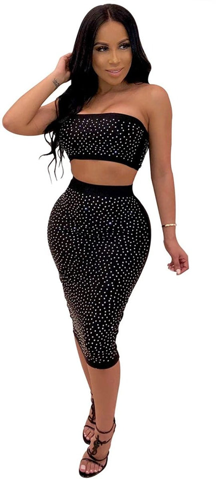 Diamond Process Sexy Dress Party Club Night Dress - Easy Pickins Store