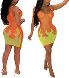 Diamond Process Sexy Dress Party Club Night Dress - Easy Pickins Store