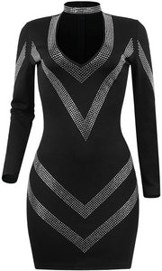 Diamond Process Sexy Dress Party Club Night Dress - Easy Pickins Store