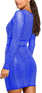 Diamond Process Sexy Dress Party Club Night Dress - Easy Pickins Store