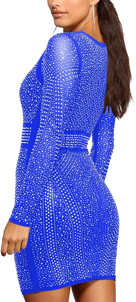 Diamond Process Sexy Dress Party Club Night Dress - Easy Pickins Store