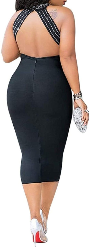 Diamond Process Sexy Dress Party Club Night Dress - Easy Pickins Store