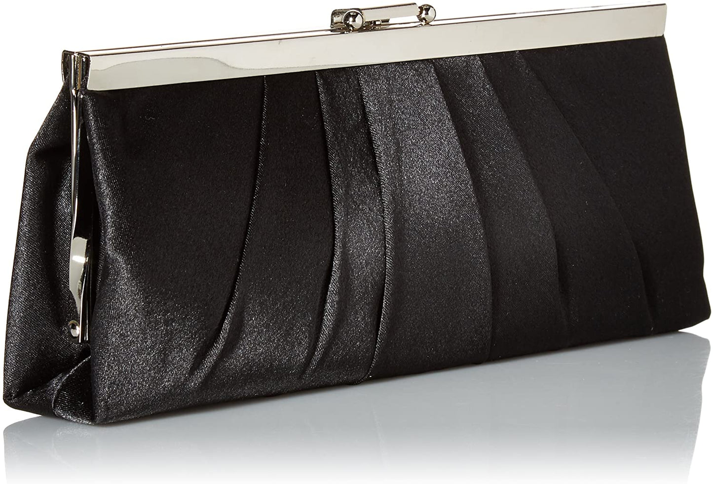 Satin Frame Evening Clutch Bag Purse With Shoulder Chain Included - Easy Pickins Store