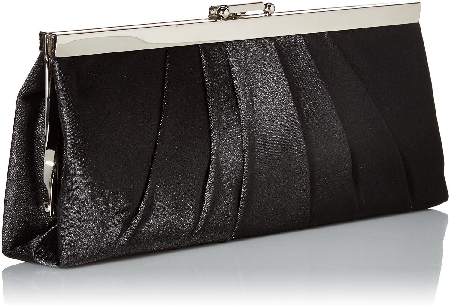 Satin Frame Evening Clutch Bag Purse With Shoulder Chain Included - Easy Pickins Store