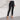 Elastic Waist Pocket Side Split Hem Elegant Bottoms High Waist Skinny Pants - Easy Pickins Store
