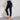Elastic Waist Pocket Side Split Hem Elegant Bottoms High Waist Skinny Pants - Easy Pickins Store