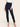Elegant Paper-bag Waist Belted Detail Solid High Waist Skinny Frill Trim Elastic Waist Pants - Easy Pickins Store