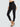 Elegant Paper-bag Waist Belted Detail Solid High Waist Skinny Frill Trim Elastic Waist Pants - Easy Pickins Store