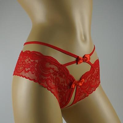 Erotic Crotch-Less G-String Lace Transparent Panties - Easy Pickins Store