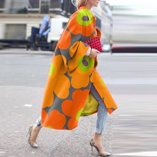 Fashion Retro Long Outerwear - Easy Pickins Store