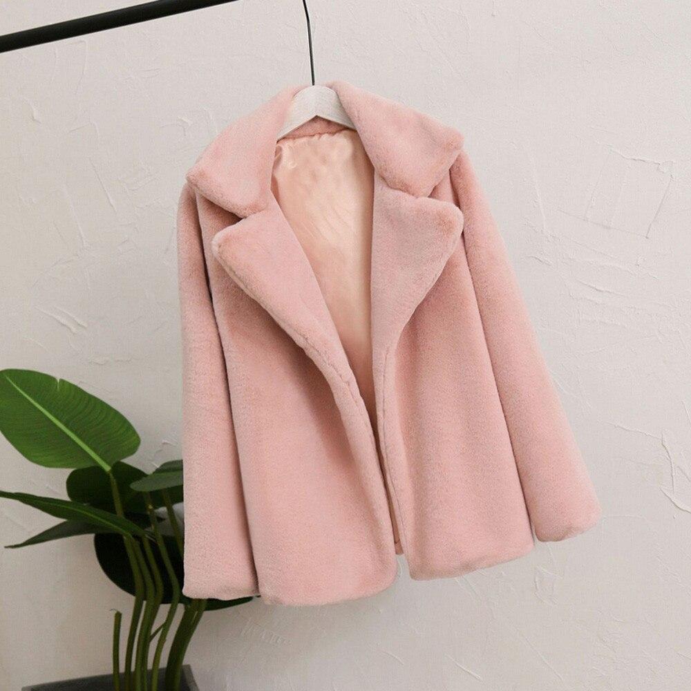 Faux Fur Coat Thick Long Sleeve Cardigan - Easy Pickins Store